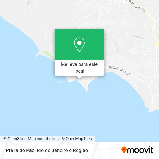 Pra la de Pão mapa