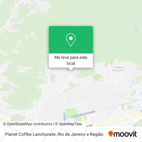 Planet Coffee Lanchonete mapa