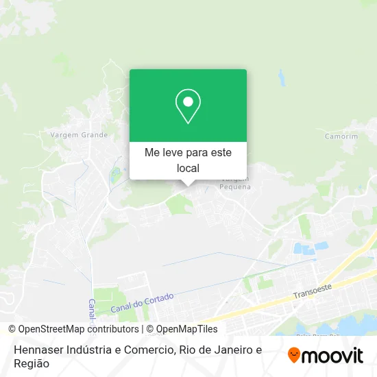 Hennaser Indústria e Comercio mapa
