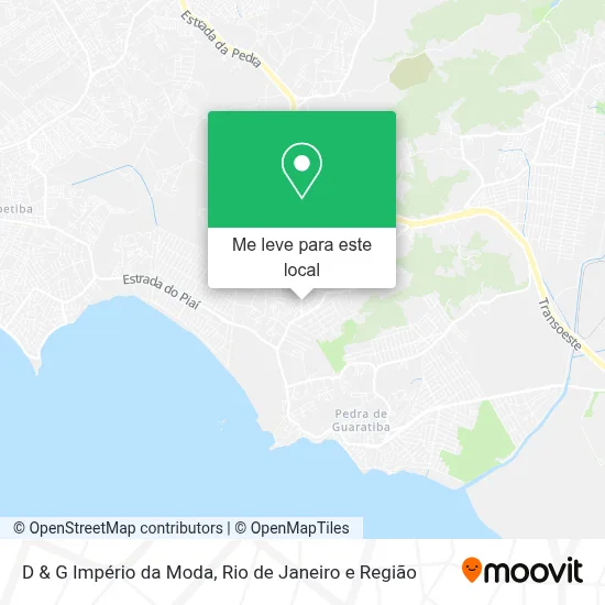 D & G Império da Moda mapa