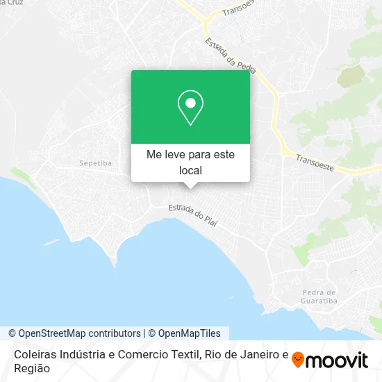 Coleiras Indústria e Comercio Textil mapa