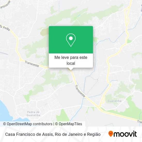 Casa Francisco de Assis mapa