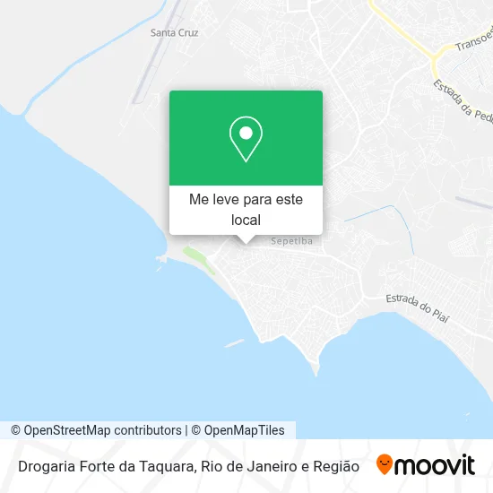 Drogaria Forte da Taquara mapa