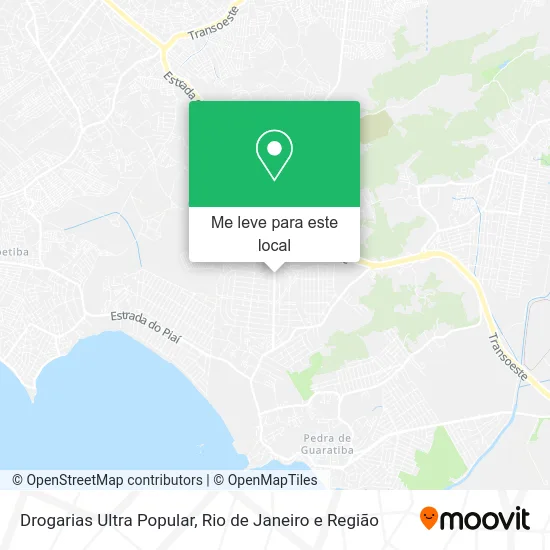 Drogarias Ultra Popular mapa