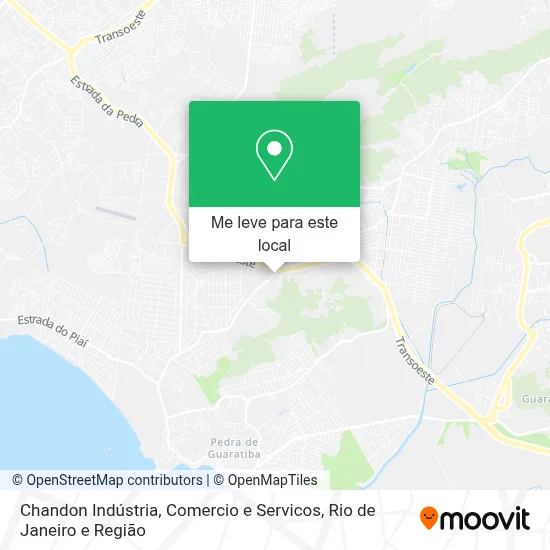 Chandon Indústria, Comercio e Servicos mapa