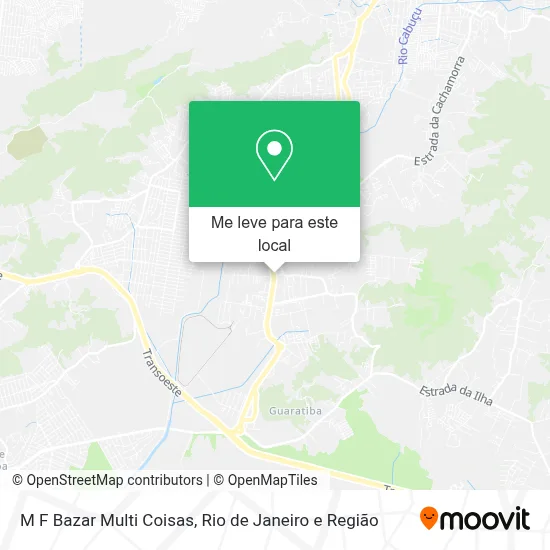 M F Bazar Multi Coisas mapa