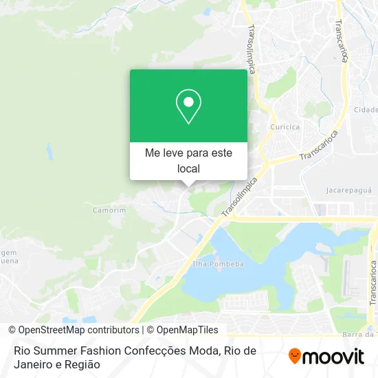 Rio Summer Fashion Confecções Moda mapa