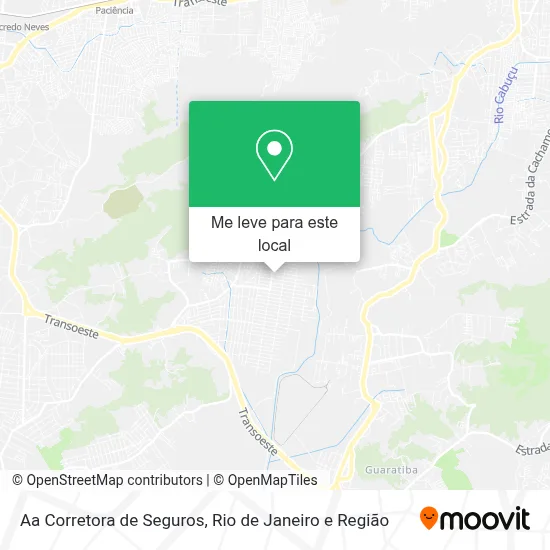 Aa Corretora de Seguros mapa