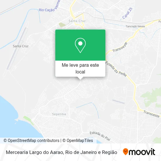 Mercearia Largo do Aarao mapa