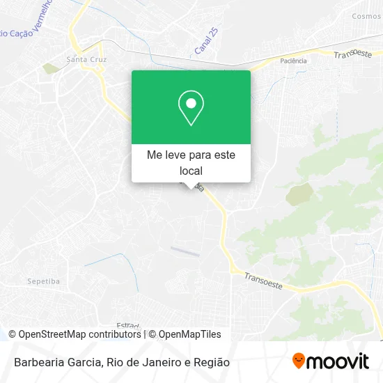 Barbearia Garcia mapa