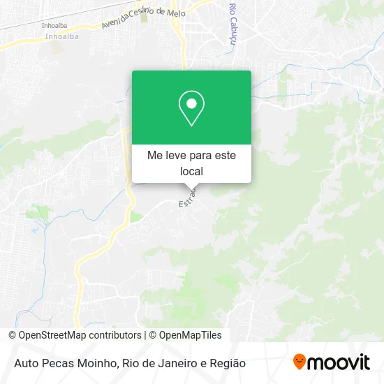 Auto Pecas Moinho mapa