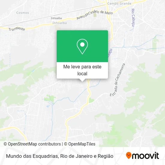 Mundo das Esquadrias mapa