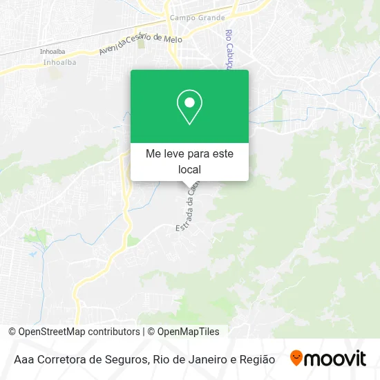 Aaa Corretora de Seguros mapa