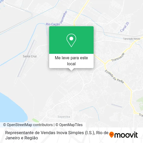 Representante de Vendas Inova Simples (I.S.) mapa