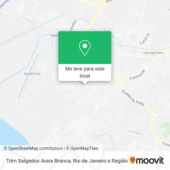 Tdm Salgados Areia Branca mapa