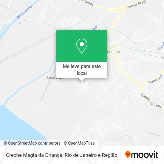 Creche Magia da Criança mapa