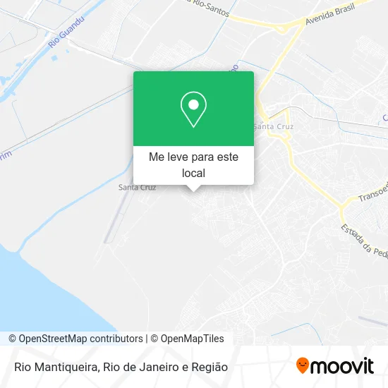 Rio Mantiqueira mapa