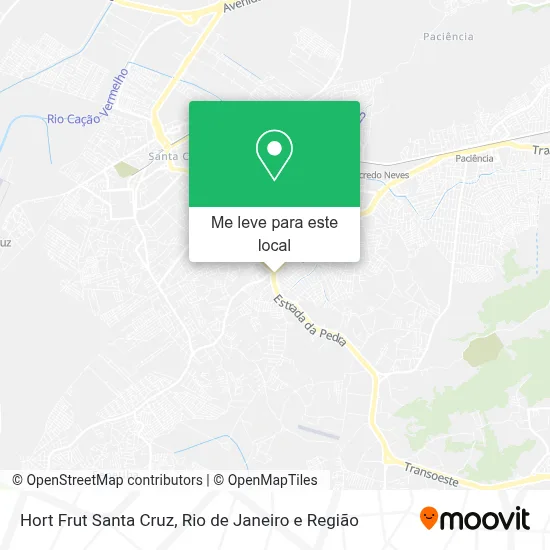 Hort Frut Santa Cruz mapa