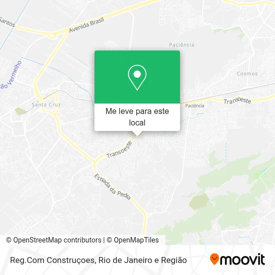 Reg.Com Construçoes mapa