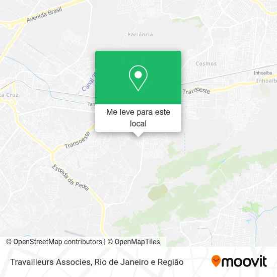 Travailleurs Associes mapa