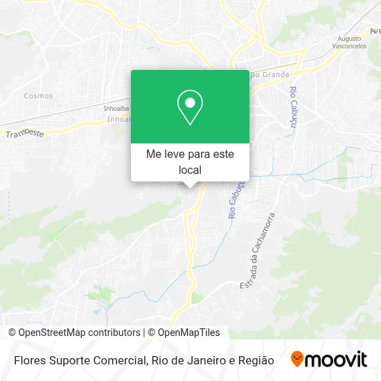 Flores Suporte Comercial mapa