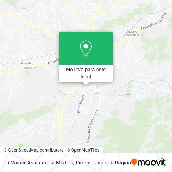 R Vainer Assistencia Médica mapa