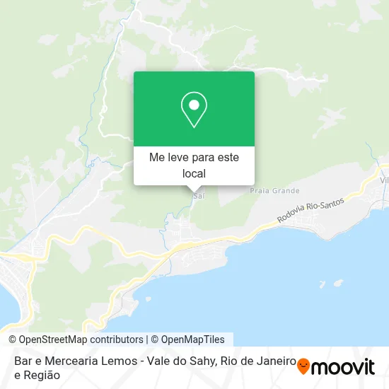 Bar e Mercearia Lemos - Vale do Sahy mapa