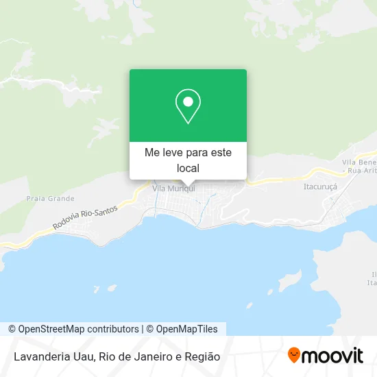 Lavanderia Uau mapa