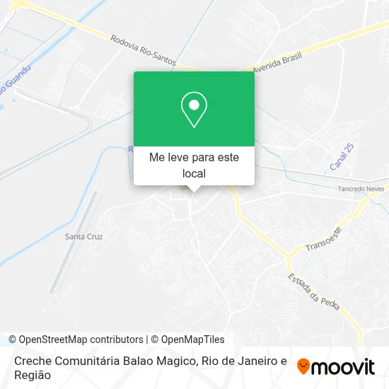 Creche Comunitária Balao Magico mapa