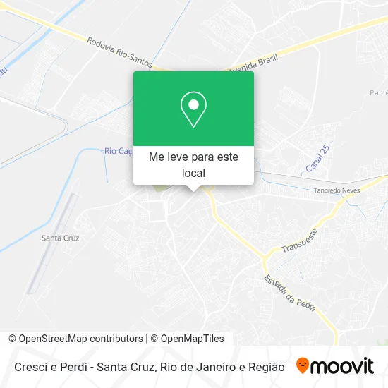 Cresci e Perdi - Santa Cruz mapa