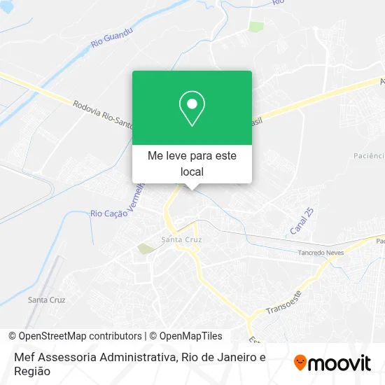 Mef Assessoria Administrativa mapa