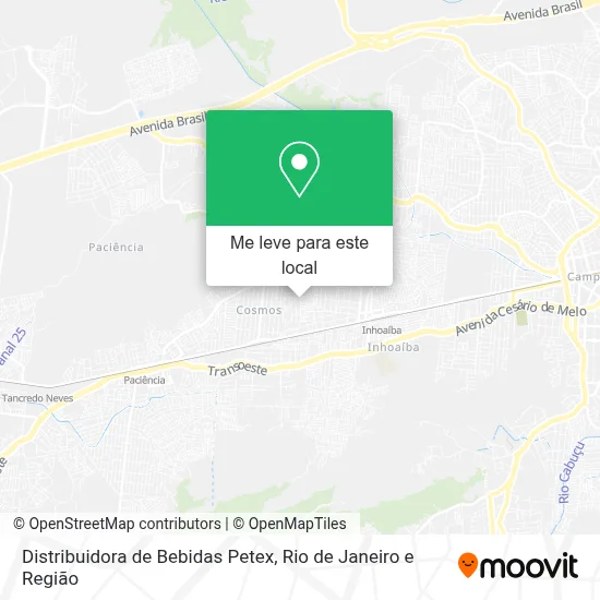 Distribuidora de Bebidas Petex mapa