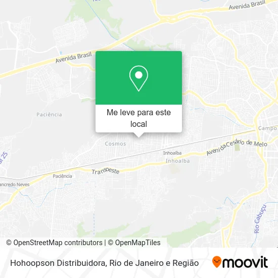 Hohoopson Distribuidora mapa
