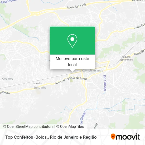 Top Confeitos -Bolos. mapa