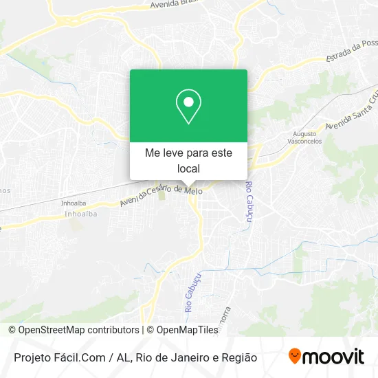 Projeto Fácil.Com / AL mapa