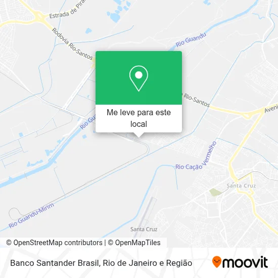 Banco Santander Brasil mapa