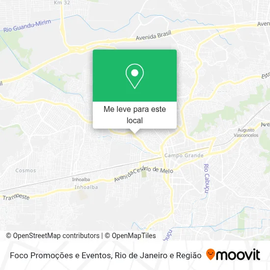 Foco Promoções e Eventos mapa