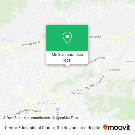 Centro Educacional Clarear mapa