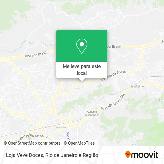 Loja Veve Doces mapa