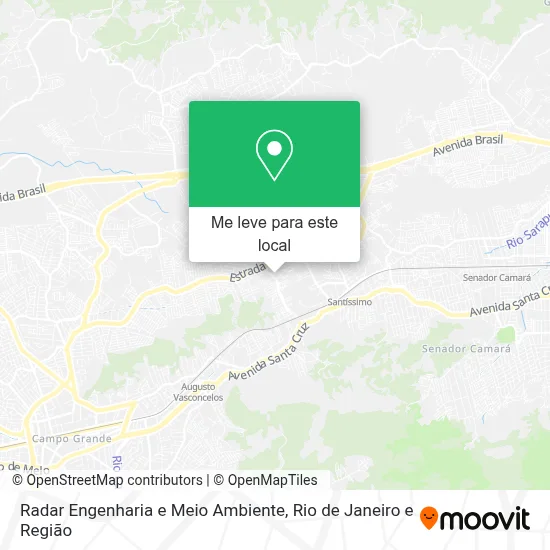 Radar Engenharia e Meio Ambiente mapa