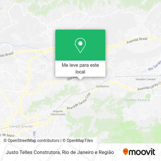 Justo Telles Construtora mapa