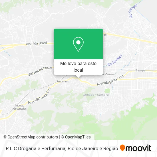 R L C Drogaria e Perfumaria mapa