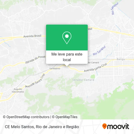 CE Melo Santos mapa
