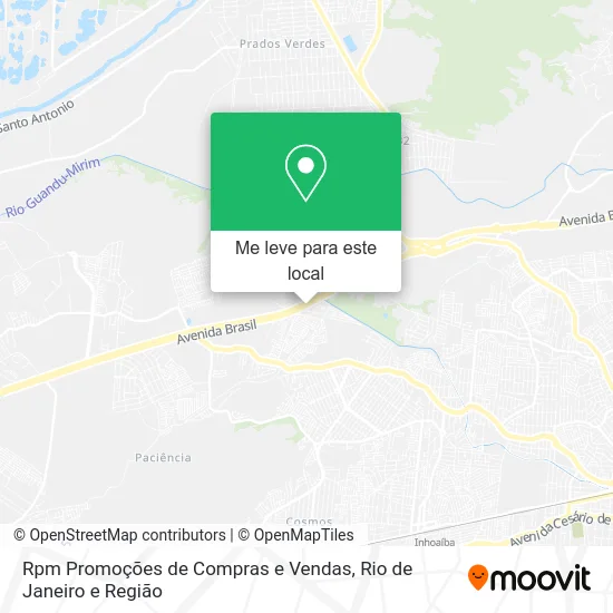 Rpm Promoções de Compras e Vendas mapa