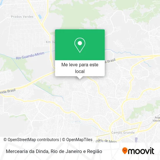 Mercearia da Dinda mapa