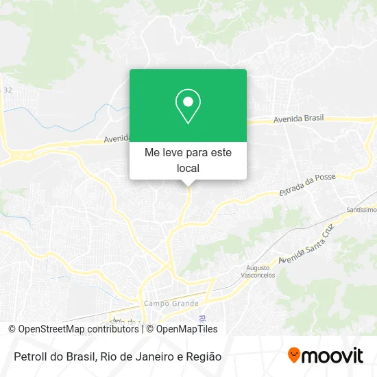 Petroll do Brasil mapa