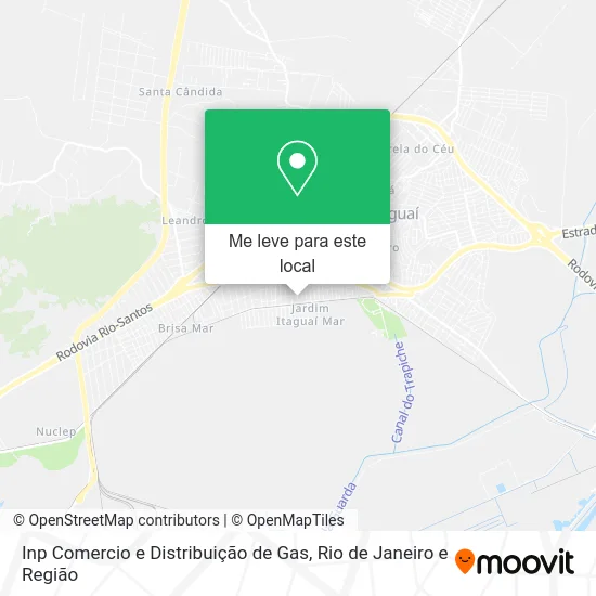 Inp Comercio e Distribuição de Gas mapa