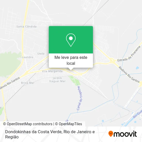 Dondokinhas da Costa Verde mapa