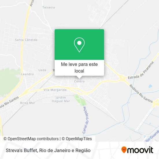 Streva's Buffet mapa