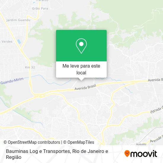 Bauminas Log e Transportes mapa